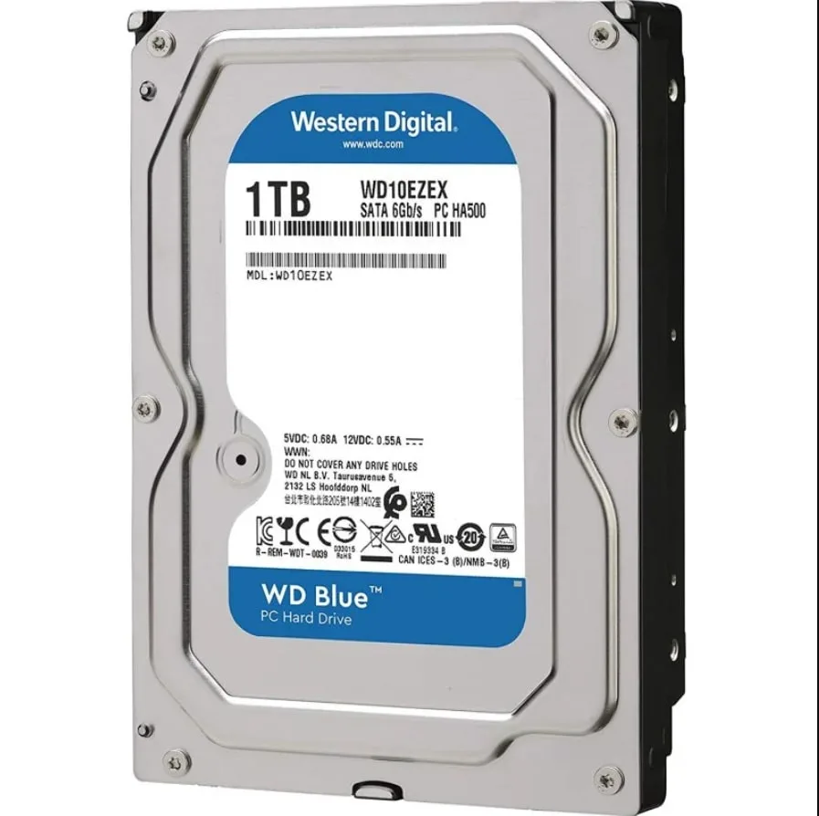 WD Blue 1TB SATA 7.2K 3,5" LFF | P/N: WD10EZEX